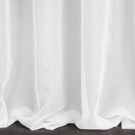 FIRANA GOTOWA SIMONE NA TAŚMIE 140 X 300 CM BIAŁY