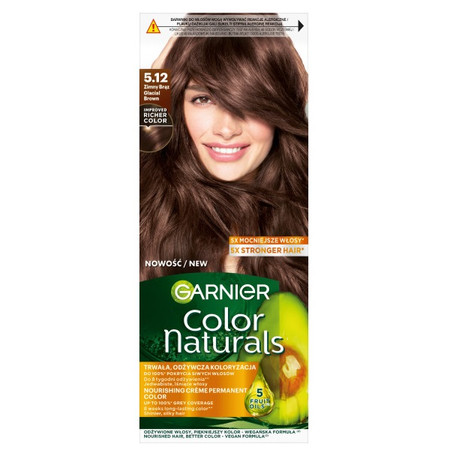 Color Naturals Creme krem koloryzujący do włosów 5.12 Zimny Brąz