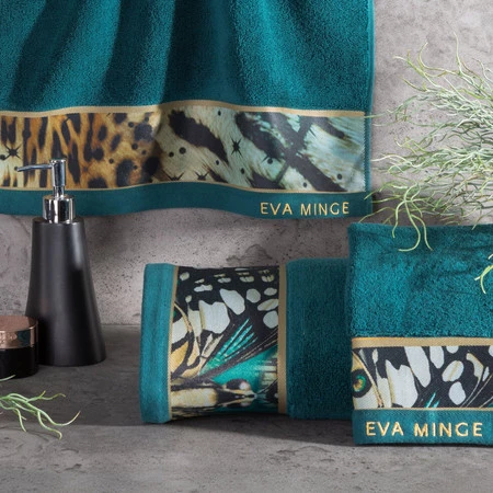 Ręcznik Eva 15 70 x 140 cm, Czarny