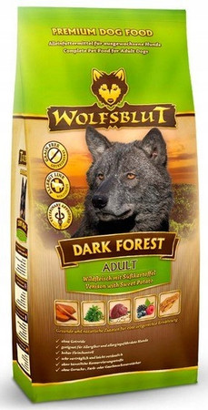 Wolfsblut Dog Dark Forest – dziczyzna i bataty 2 kg