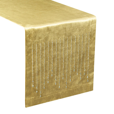 OBRUS ROYAL 3 35 X 140 CM ZŁOTY