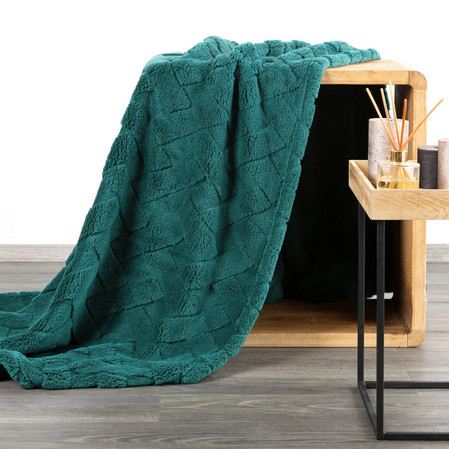 KOC D91 CARO 70 X 160 CM CIEMNOZIELONY