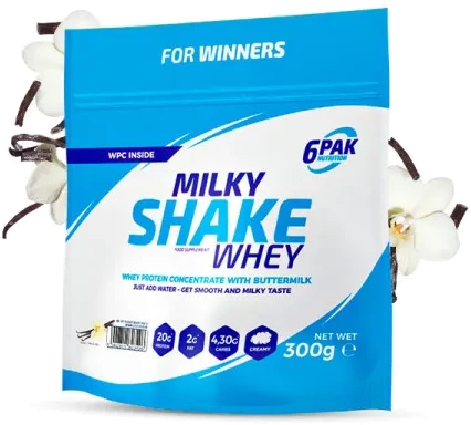 6PAK MILKY SHAKE WHEY   300g VANILLA