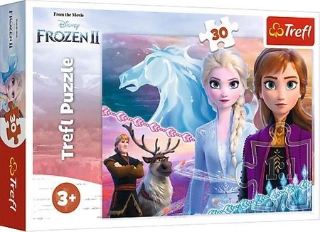 Puzzle 30 Odwaga sióstr Frozen 2 18253 -