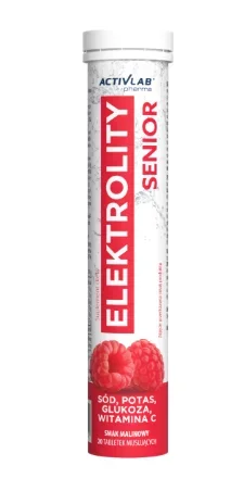 ActivLab Elektrolity Senior 20 tabl. smak malina - Nabea.pl