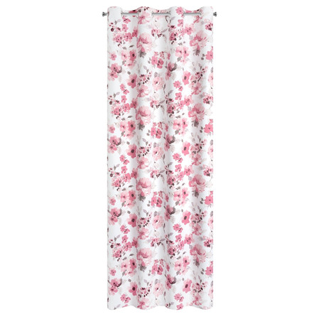 ZASŁONA GOTOWA CAREN 140 X 250 CM BIAŁY