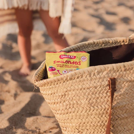 Smileat, BIO Smilondas, Chrupki z ciecierzycy, kukurydzy i soczewicy, pomidorowo-serowe 15m+, 25 g