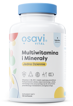Osavi Multiwitamina i Minerały Jedna Dziennie - 120 kaps.