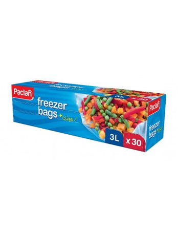 Paclan Woreczki do mrożenia 3L 30 sztuk