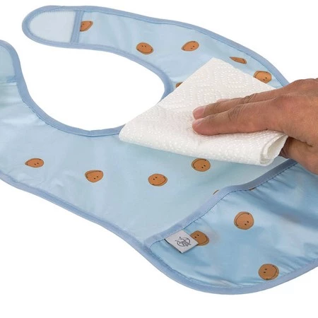 Lassig Zestaw śliniaków wodoodpornych 6m+ Happy Rascals Smile sky blue