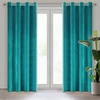 ZASŁONA GOTOWA SAMANTA 140 X 250 CM TURKUSOWY