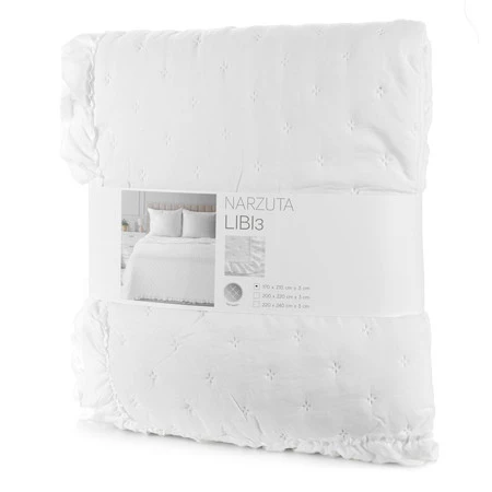 NARZUTA LIBI3 200 X 220 CM BIAŁY