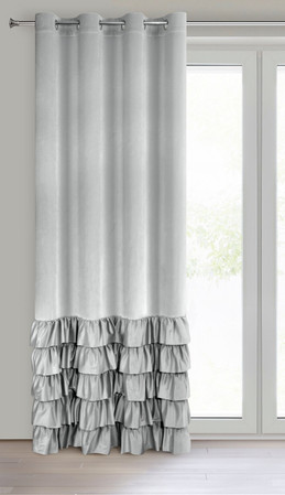 ZASŁONA GOTOWA DANI 140 X 250 CM SREBRNY