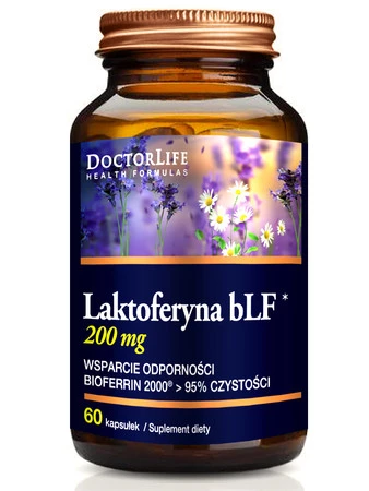Laktoferyna bLF 100mg na wsparcie odporność 60 kaps.