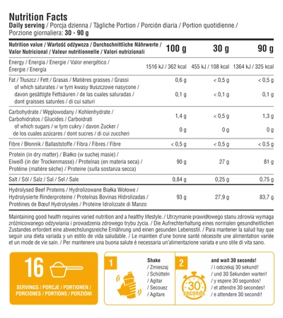 7Nutrition Protein Juice smak tropikalny 500g