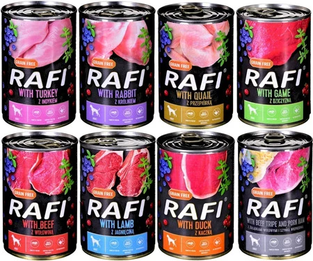 Dolina Noteci Rafi z Przepiórką Pasztet bez zbóż 400g