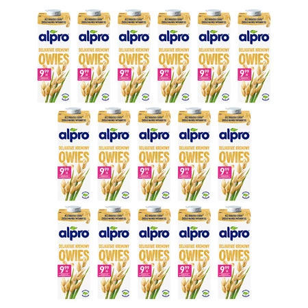 Zestaw 16x Alpro Napój Owsiany 1l