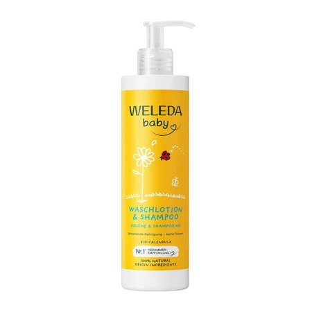 Baby szampon i płyn do mycia ciała z nagietkiem lekarskim 400ml