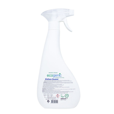 Ecogenic, Spray do czyszczenia powierzchni kuchennych, Pomarańcza, 500 ml