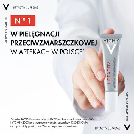 Vichy - Liftactiv Pod Oczy, przeciwzmarszczkowa pielęgnacja liftingująca skórę wokół oczu – 15 ml