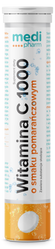 Medi pharm Wit.C 1000 mg smak pomarańcza 20 tabl.