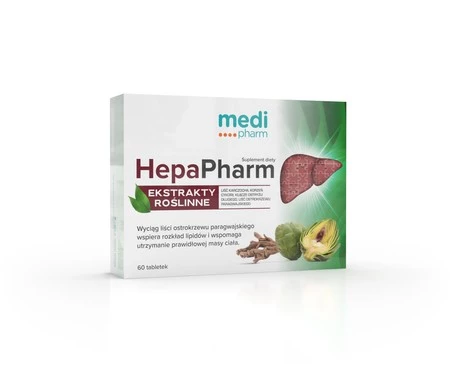 MEDI PHARM HepaPharm na wsparcie wątroby 60 tabl.