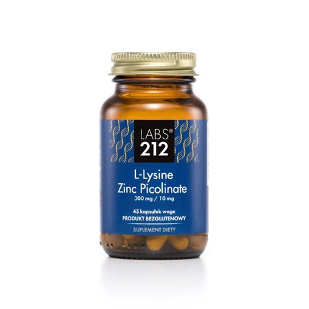 Labs212 − L-Lysine + Zinc Picolinate  45 kaps.