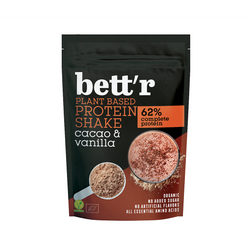 BETT'R SHAKE PROTEINOWY KAKAO I WANILIA BEZ DODATKU CUKRU BIO 500 g