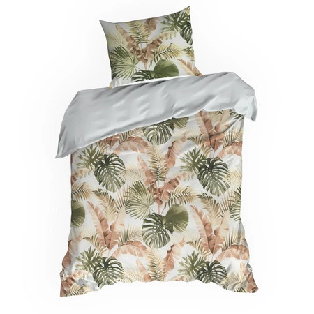 Komplet pościeli satynowej Spring 29, 220 x 200 cm, Biały