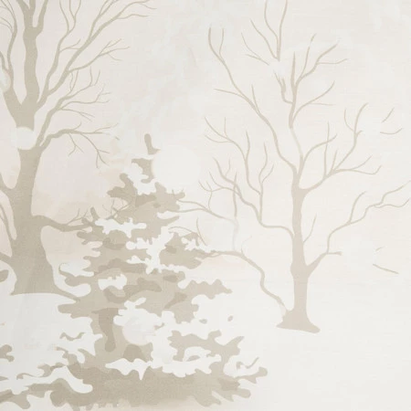 Komplet pościeli świątecznej 140x200 cm z mikrowłókna – beżowy