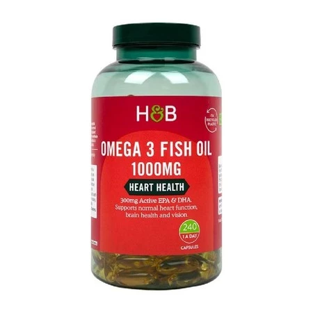 HOLLAND & BARRETT Omega-3 Fish Oil 1000 mg (240 kaps.)