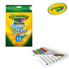 Crayola Flamastry 12 kolorów Supertips Pastel 7509 