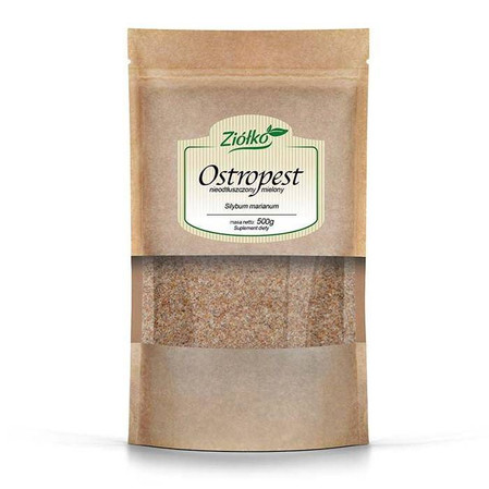 Ziółko Ostropest mielony nieodtłuszczony 500 g
