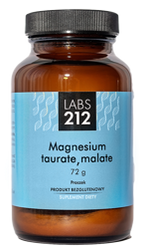 Labs212 Magnesium Taurate, Malate - Taurynian i Jabłczan magnezu 72 g
