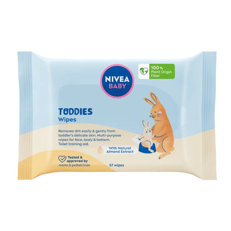 Baby Toddies chusteczki biodegradowalne 57szt