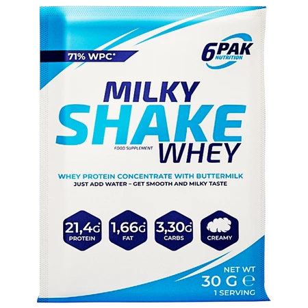 6PAK MILKY SHAKE WHEY 30g PEANUT BUTTER BANANA