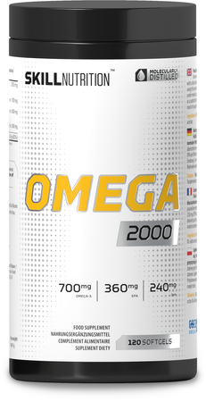 Skill Nutrition Omega 2000 kwasy tłuszczowe EPA i DHA 120 kaps.