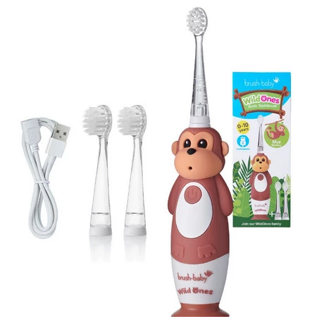 WildOnes szczoteczka soniczna dla dzieci 0-10l Monkey