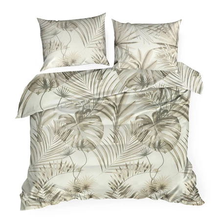 Komplet pościeli bawełnianej Nina, 140 x 200 cm, Beżowy