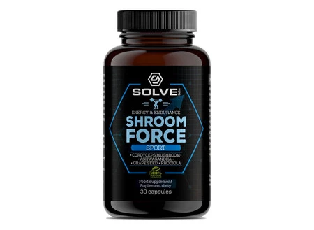 SolveLabs Shroom Force - Cordyceps Sinensis Atp Pre-workout przedtreningówka  30 kaps.