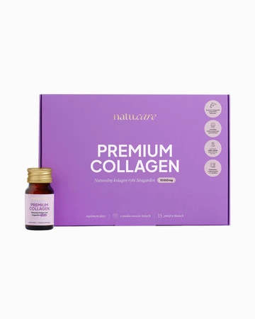 Zestaw 2x Natu Care Premium Collagen, szoty kolagenowe 10 000 mg, 15 szt. smak owoców leśnych