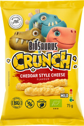 Chrupki kukurydziane Crunch o smaku cheddar BEZGL. BIO 75 g