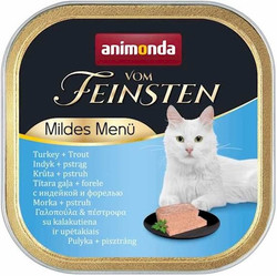 ANIMONDA Vom Feinsten Cat Menue Indyk Pstrąg 100g
