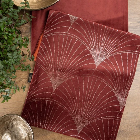 OBRUS BLINK 14 35 X 140 CM CEGLASTY