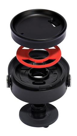 HF Zakrętka Wide Mouth Flex Sip Lip Black