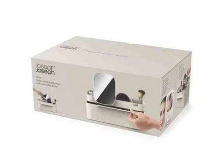 JJ - Organizer na kosmetyki z szufladką i lustrem