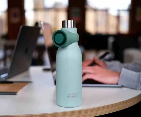 JJ - Butelka termiczna stalowa 500ml Loop™, zielon
