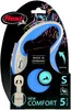 FLEXI NEW COMFORT Smycz taśmowa S / 5m niebieska