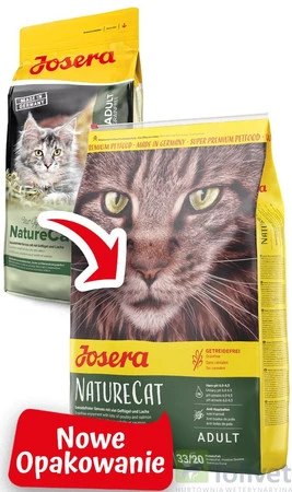 JOSERA Cat NATURECAT Adult Łosoś Bez Zbóż 400g