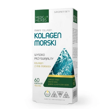 Zestaw 2x Medica Herbs Kolagen Morski 60 kaps